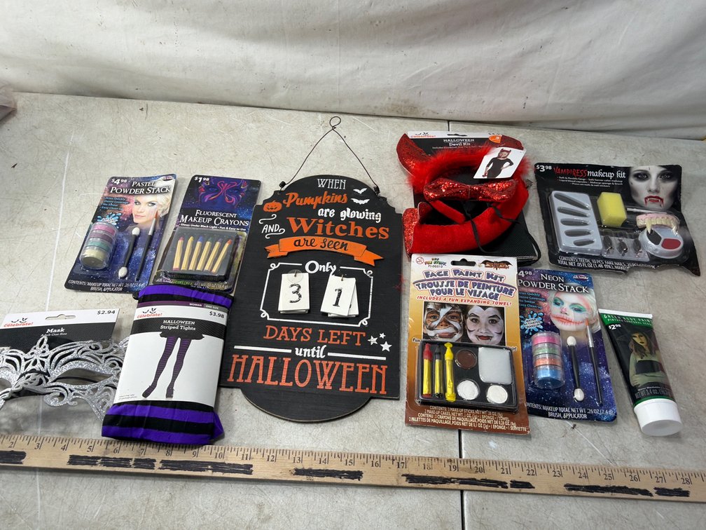 Halloween Makeup and Costume Accessories