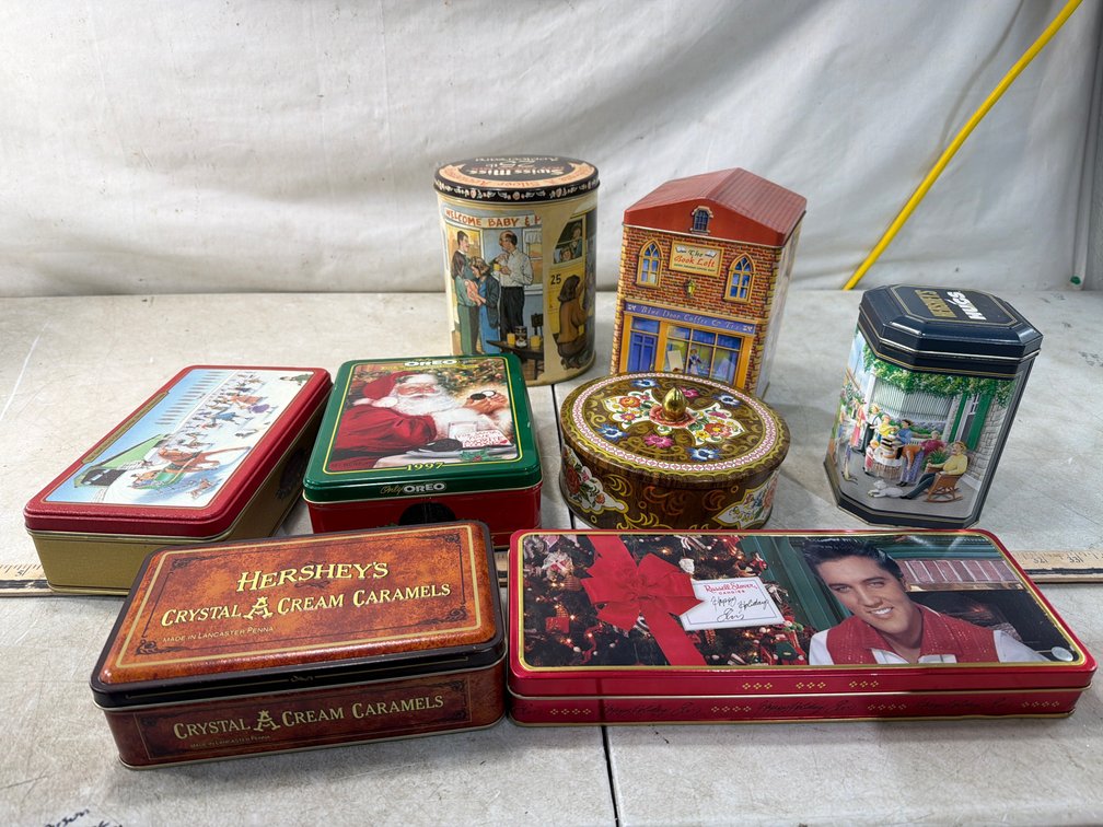 Collectible Metal Advertising Tins
