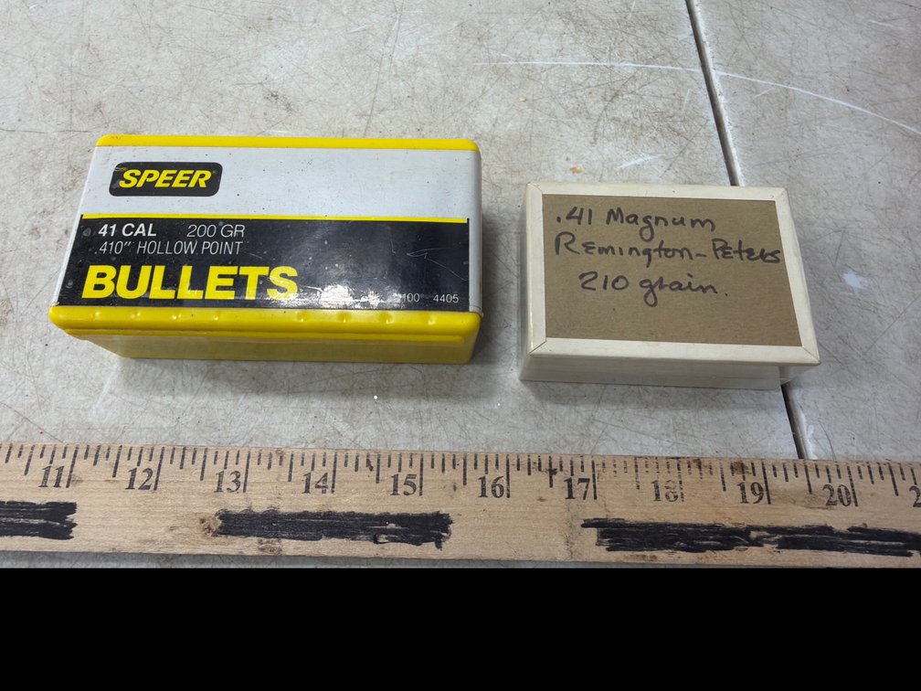 .41 Caliber Bullets and Cartridges