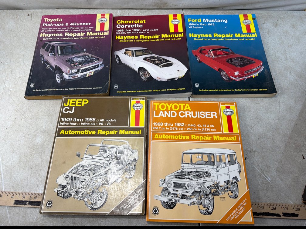 Haynes Automotive Repair Manual Collection