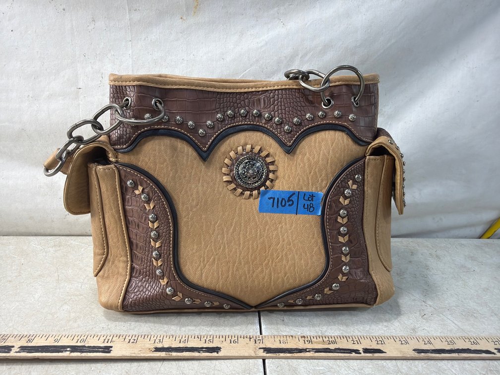 Western-Style Conceal Carry Shoulder Bag