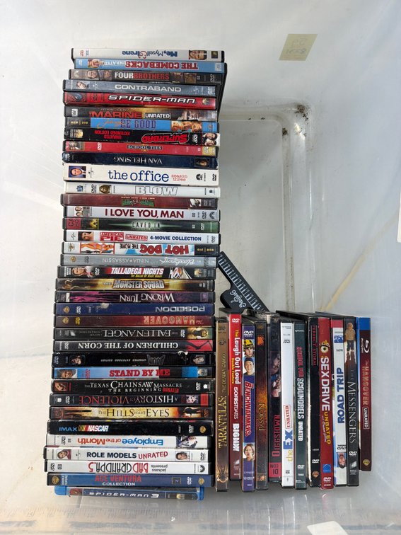 DVD and Blu-ray Movie Collection
