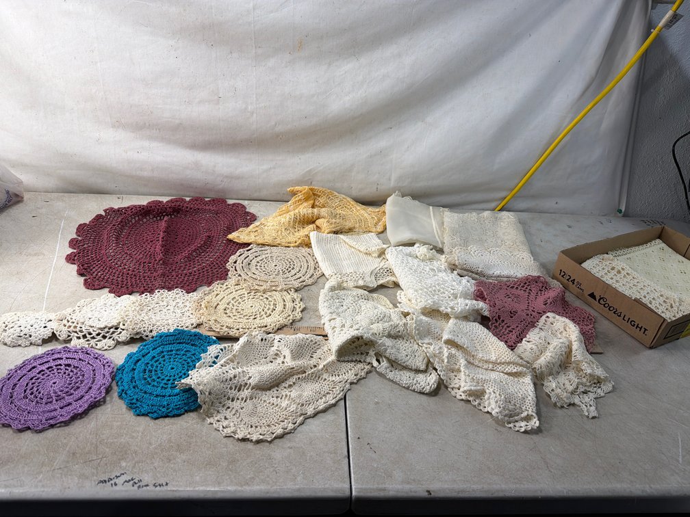 Crochet Lace Doilies and Table Linens