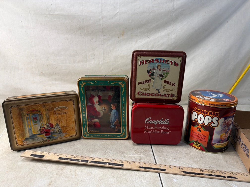 Collectible Metal Advertising Tins