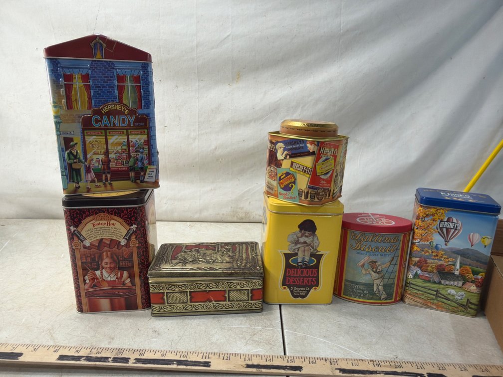 Decorative Advertising Tins