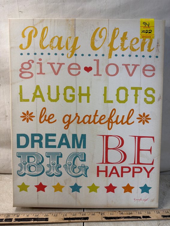 Jennifer Pugh "Play Often" Canvas Wall Art