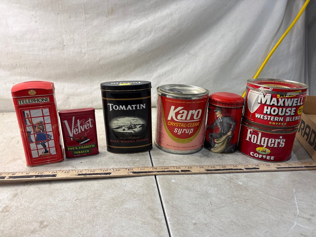 Metal Advertising Tins