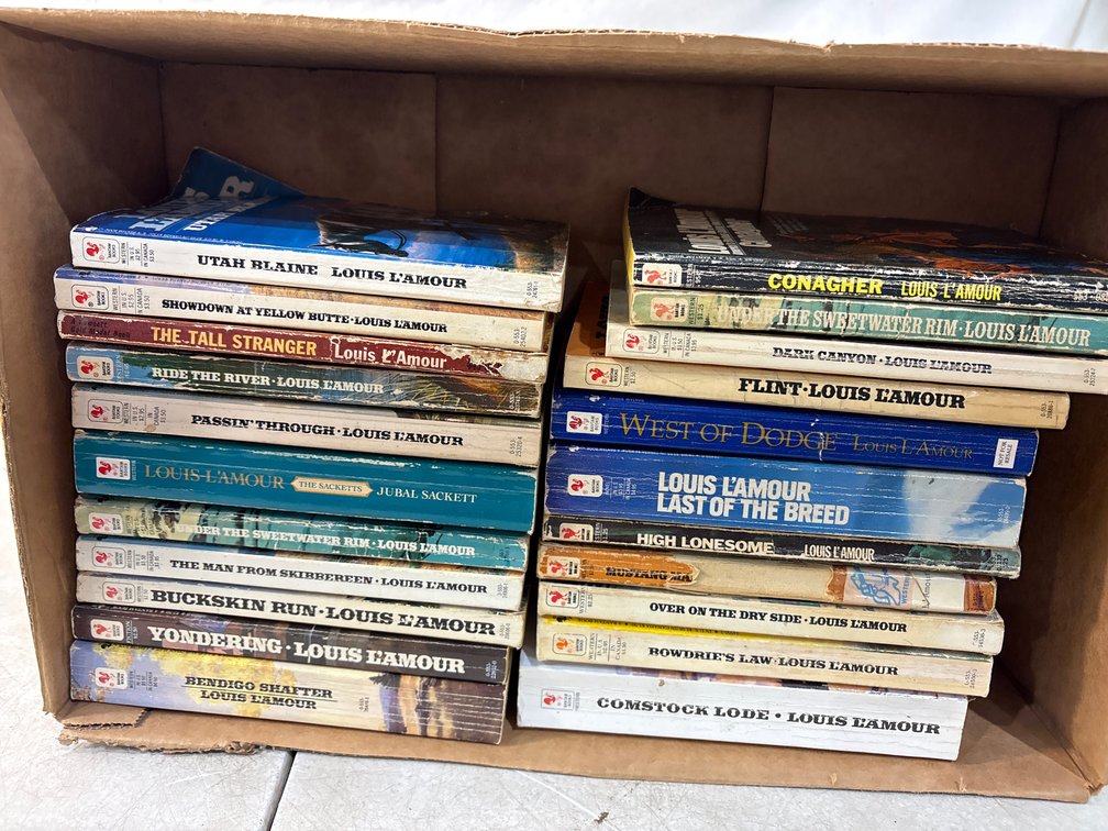 Louis L'Amour Western Paperback Books