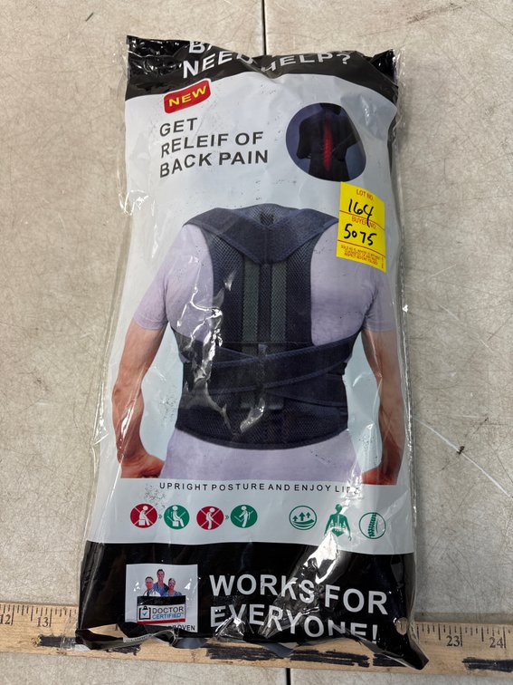 Back Posture Corrector Brace, Size XL