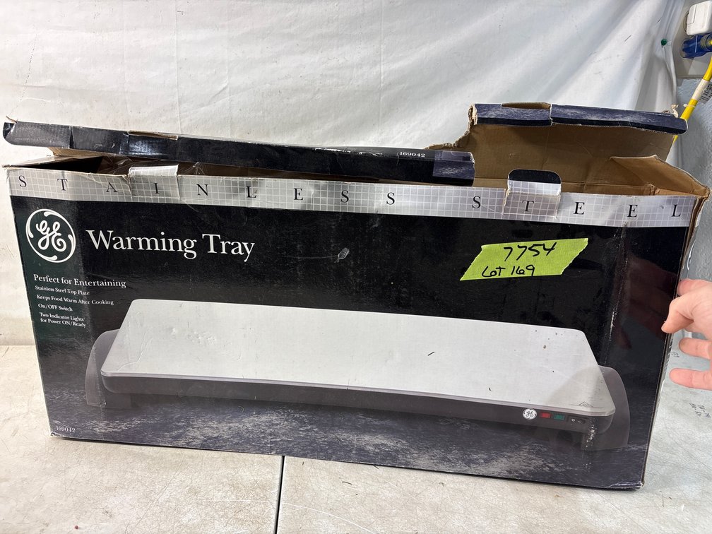 GE Stainless Steel Warming Tray