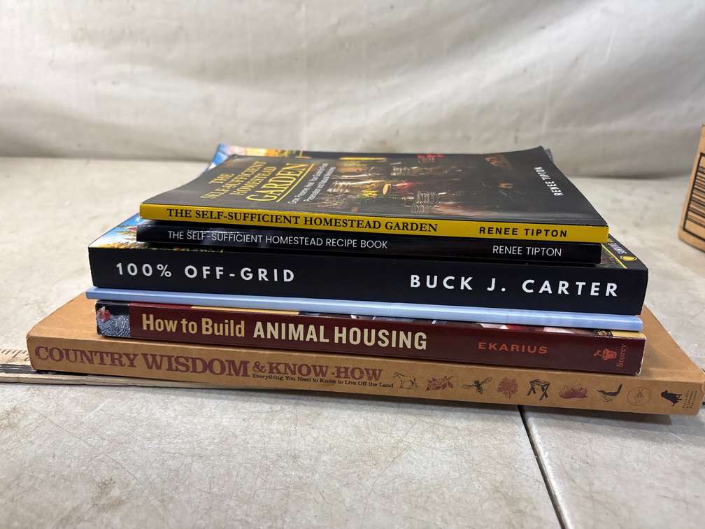 Homesteading and Off-Grid Living Reference Books