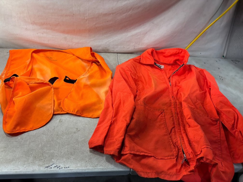 Blaze Orange Hunting Vest and Jacket