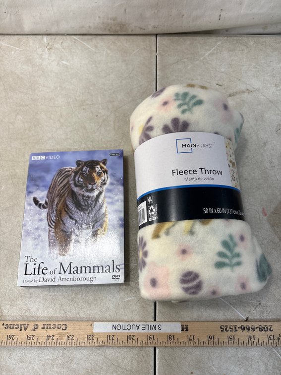 The Life of Mammals DVD Set and Fleece Throw