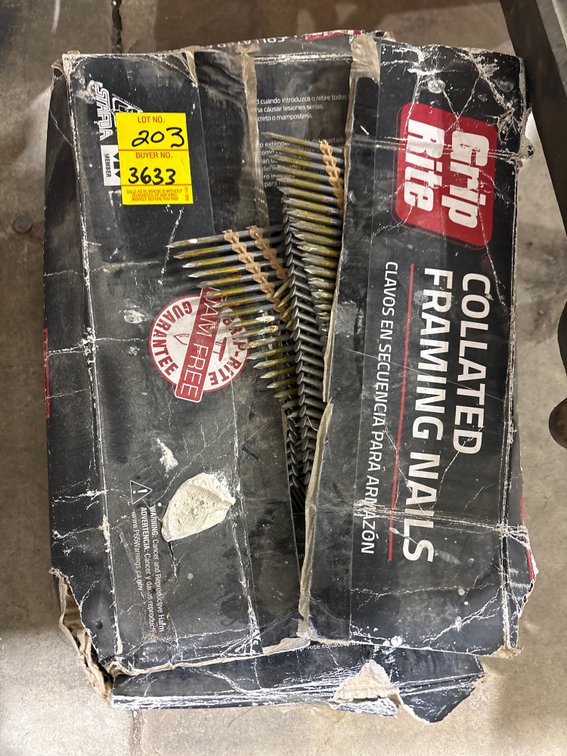 Grip-Rite 21° Collated Framing Nails, 2-3/8 in. x .113 in.