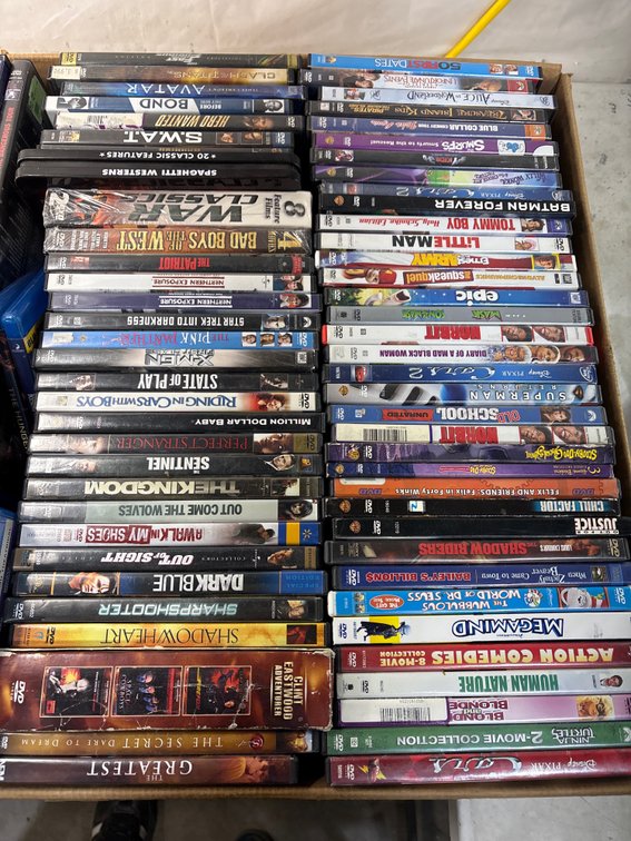 DVD and Blu-ray Movie Collection