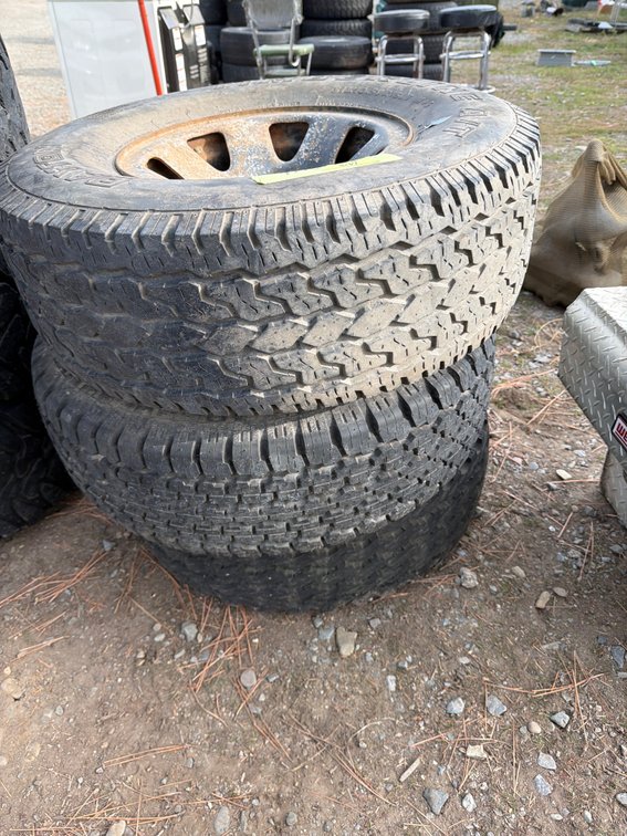Dayton Timberline A/T 31X10.50R15LT Tire on Steel Wheel