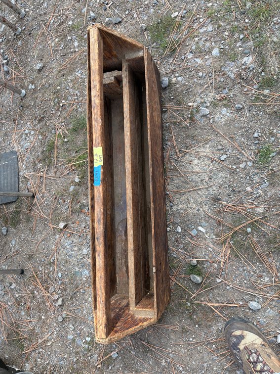 Rustic Wooden Tool Tote