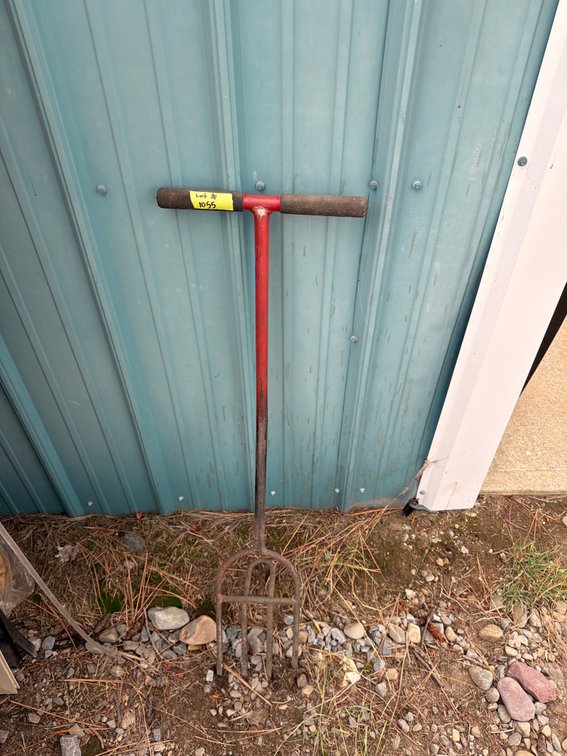 Four-Tine Garden Digging Fork with T-Handle