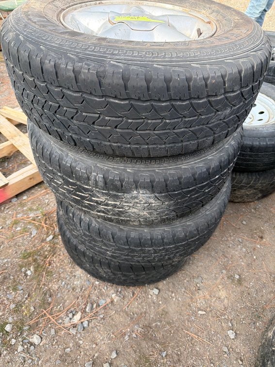 235/75R15 All-Terrain Tire and Wheel