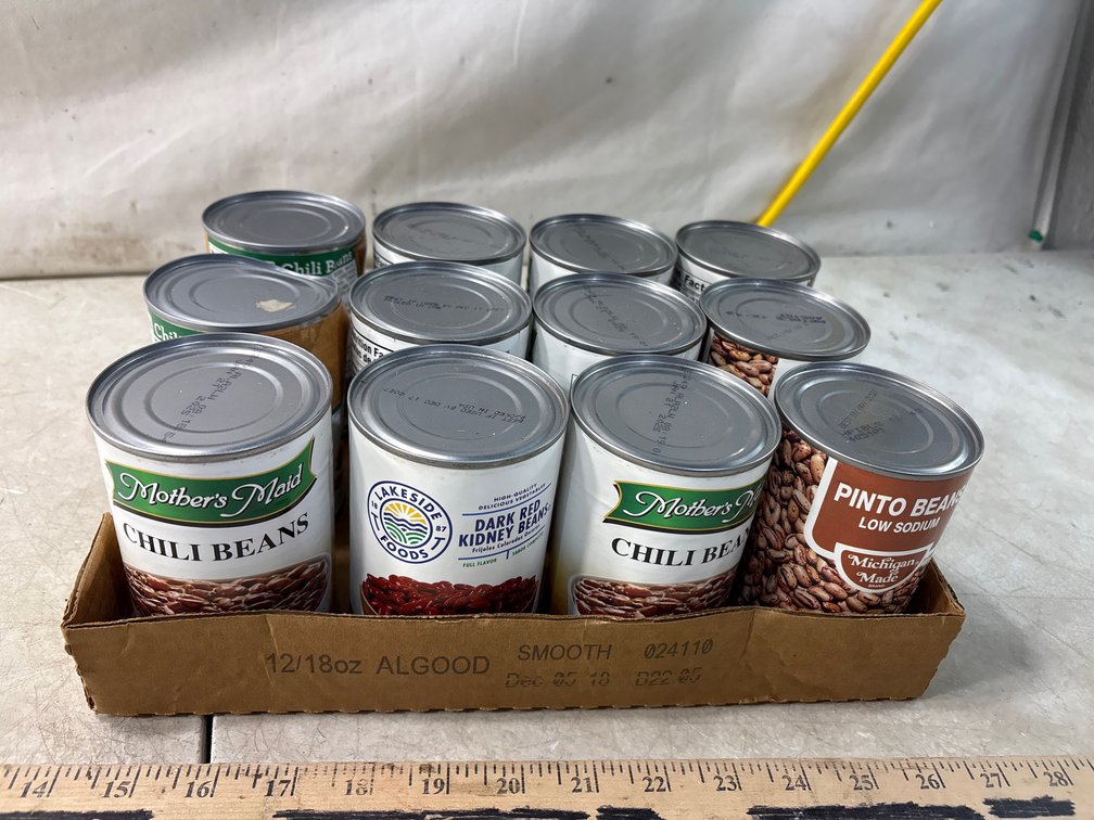 Canned Chili, Kidney, and Pinto Beans
