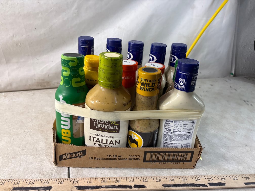 Bottled Salad Dressing and Sauce