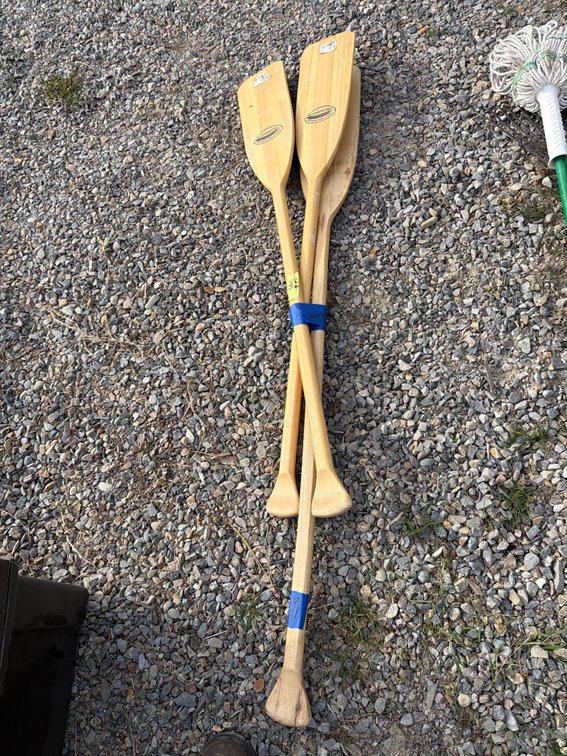 Feather Brand Wooden Canoe Paddle