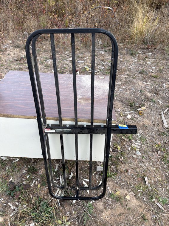 Folding Hitch-Mounted Cargo Carrier