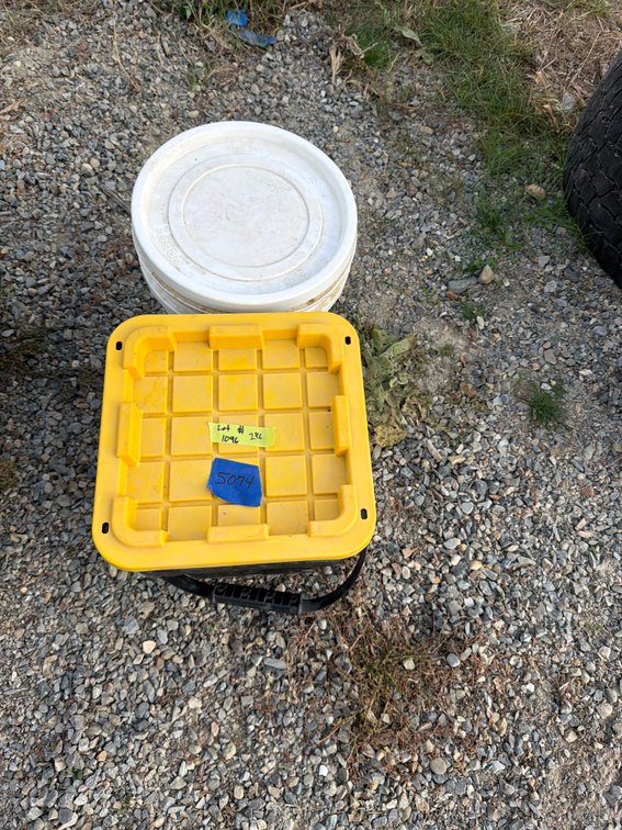 Plastic Bucket and Storage Tote