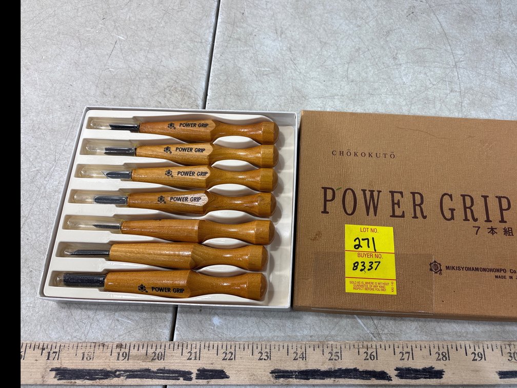 Power Grip Wood Carving Chisel Set