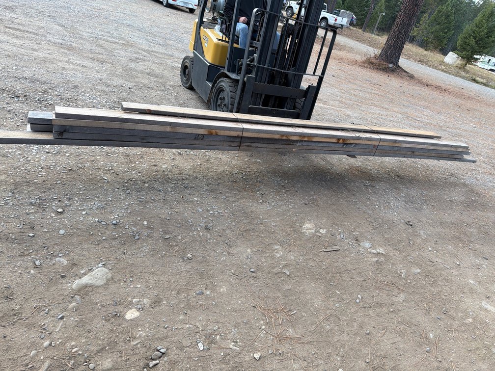 Bundle of Dimensional Wood Lumber