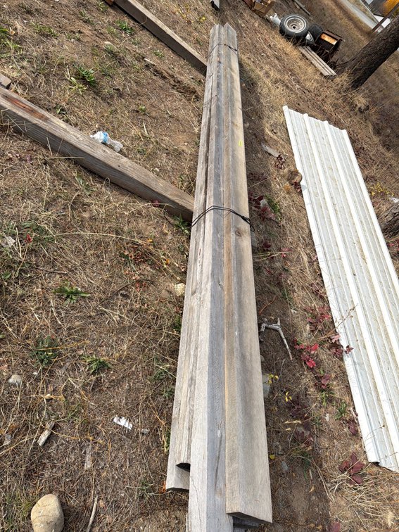 Rough-Cut Wood Lumber