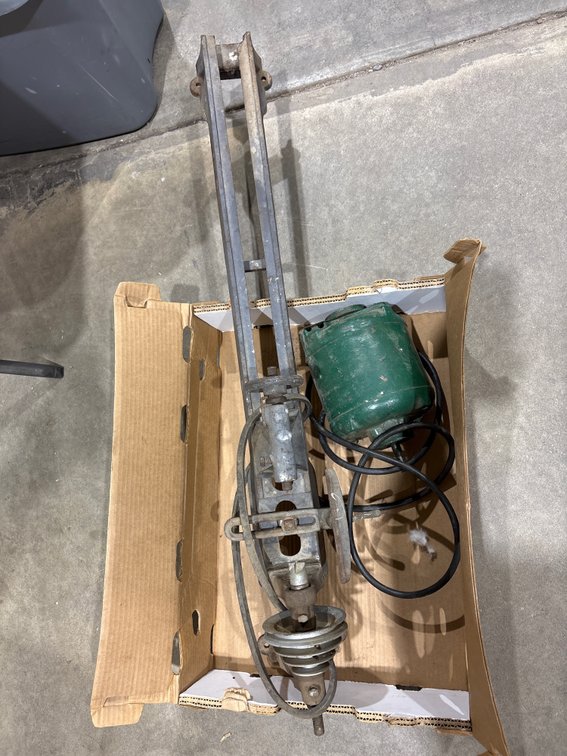 Benchtop Wood Lathe with Electric Motor