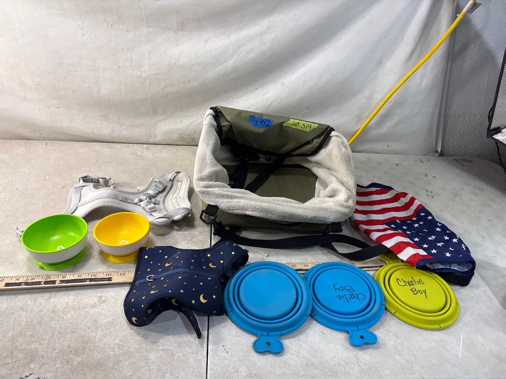 Pet Car Booster Seat, Harness, and Travel Accessories