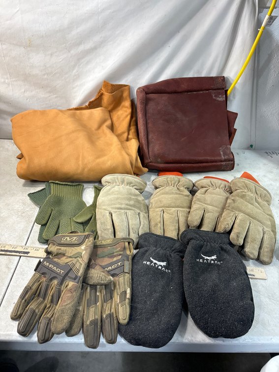 Work Gloves, Mittens, and Leather Remnants