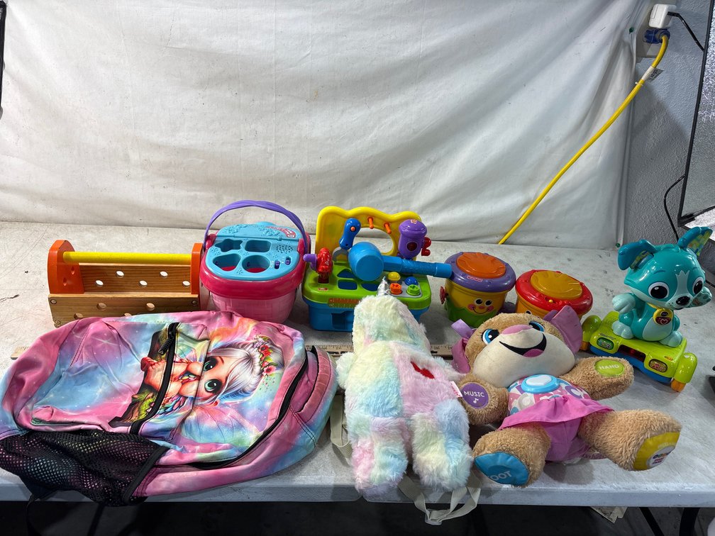 Children's Toys and Backpacks