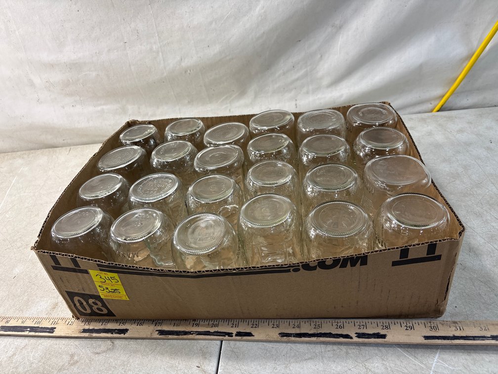 Clear Glass Mason Canning Jars