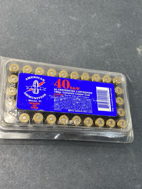 American Ammunition A-MERC 40 S&W Centerfire Ammunition