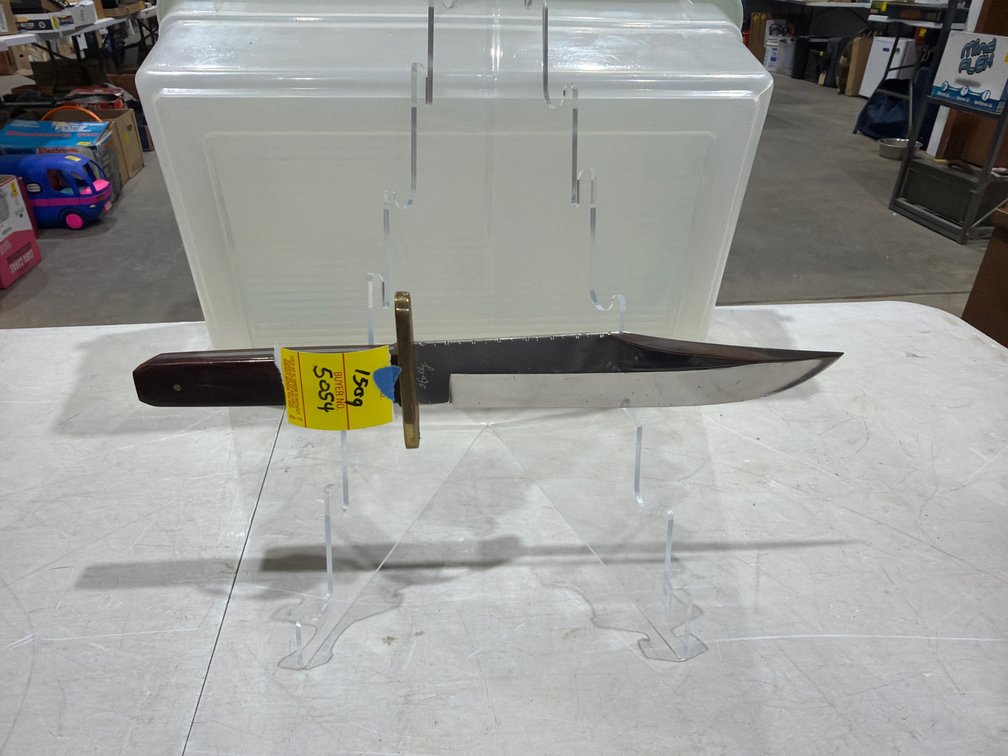 Kelly Fixed Blade Bowie Knife with Display Stand