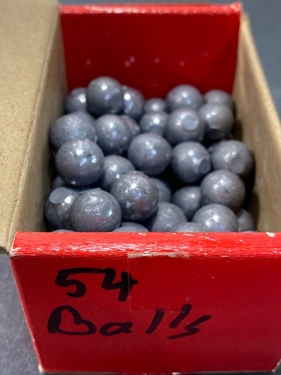 Cast Lead Round Balls