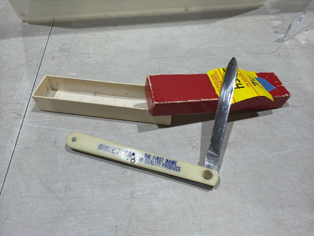 Chiquita Advertising Folding Melon Knife with Box