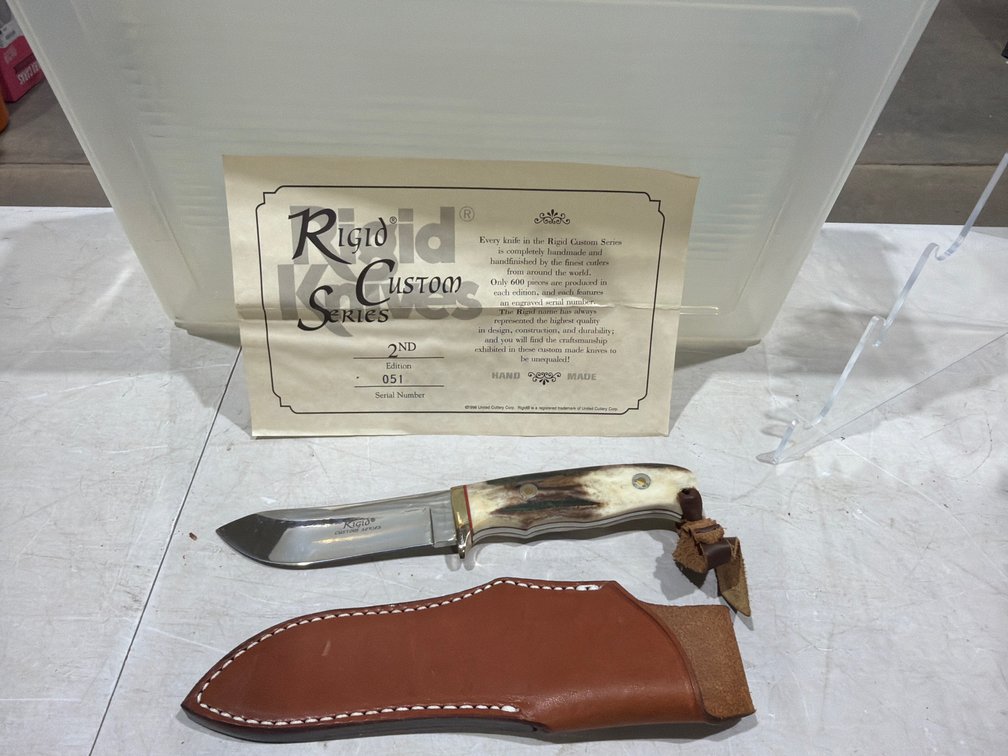 Rigid Custom Series 2nd Edition Fixed-Blade Knife