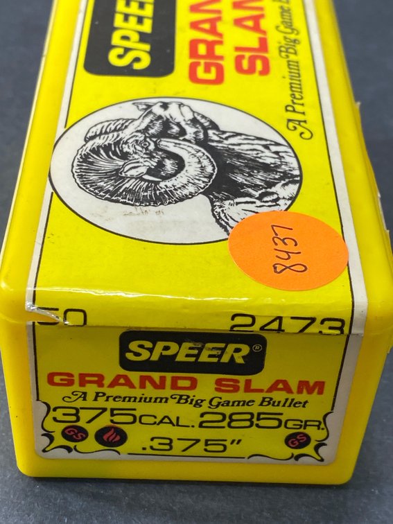 Speer Grand Slam .375 Cal. 285 Gr. Bullets