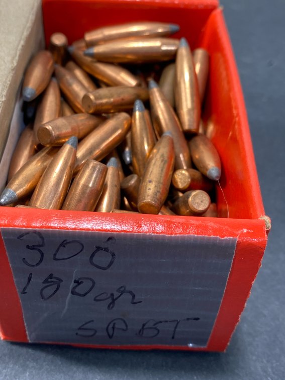 .308 180 gr SPBT Rifle Bullets