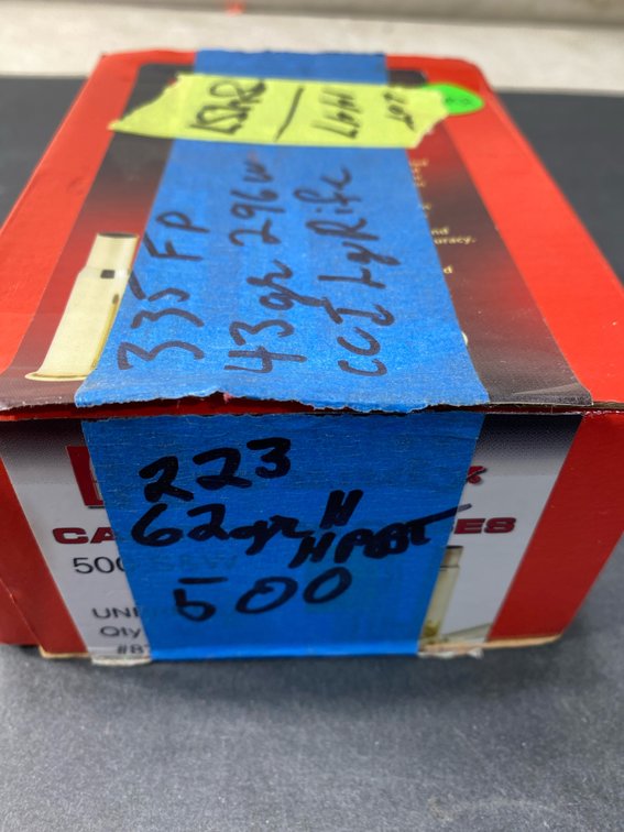 Copper-Jacketed Rifle Projectiles, .223 - 62gr HPBT