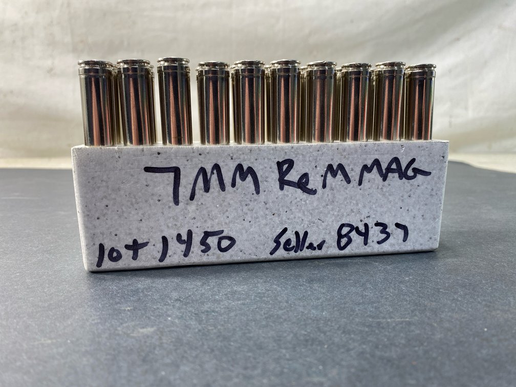 W-W Super 7mm Rem Mag Rifle Cartridge Casing