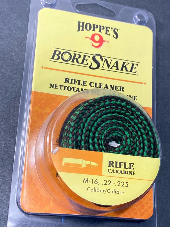 Hoppe's 9 BoreSnake Rifle Cleaner, M-16, .22-.225 Caliber