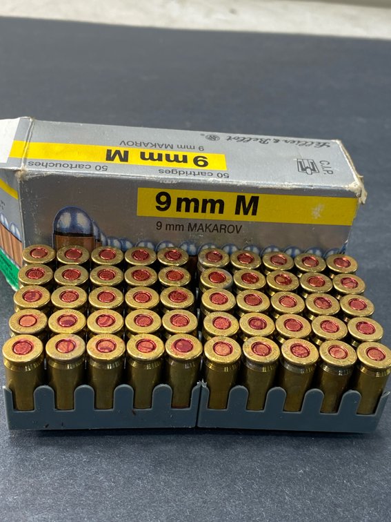 Sellier & Bellot 9 mm Makarov Ammunition