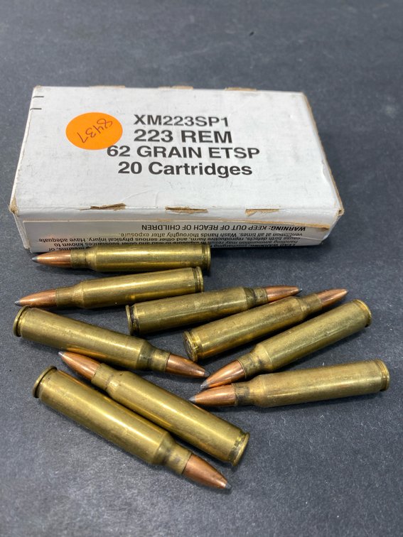XM223SP1 .223 Rem 62 Grain ETSP Ammunition