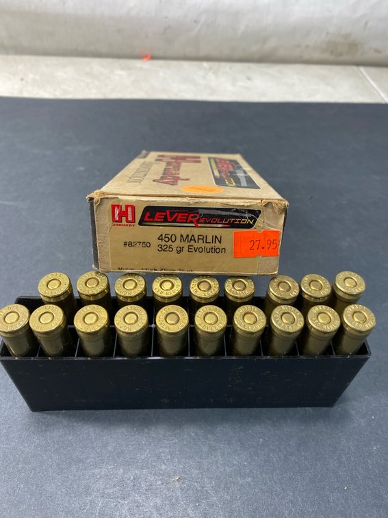 Hornady LEVERevolution .450 Marlin 325 gr Ammunition