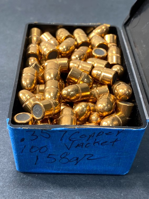 .357 Copper Jacket Reloading Bullets